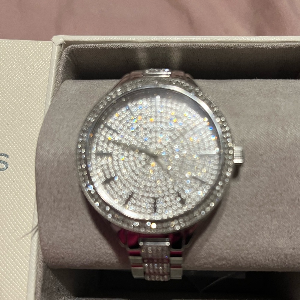 Silver Micheal kors watch